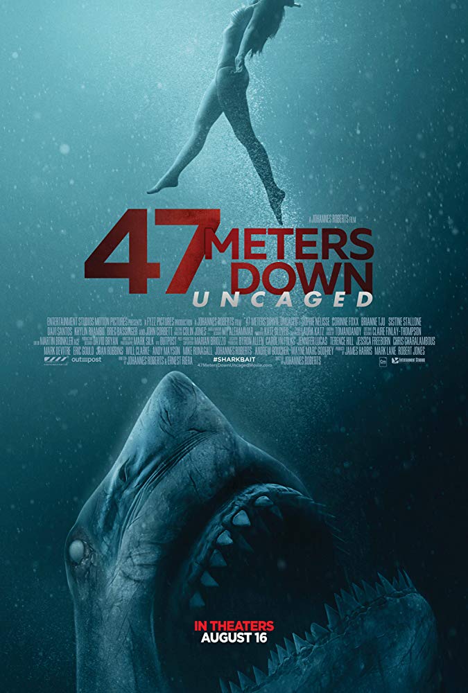 47 Meters Down: Uncaged Movie poster Free Online