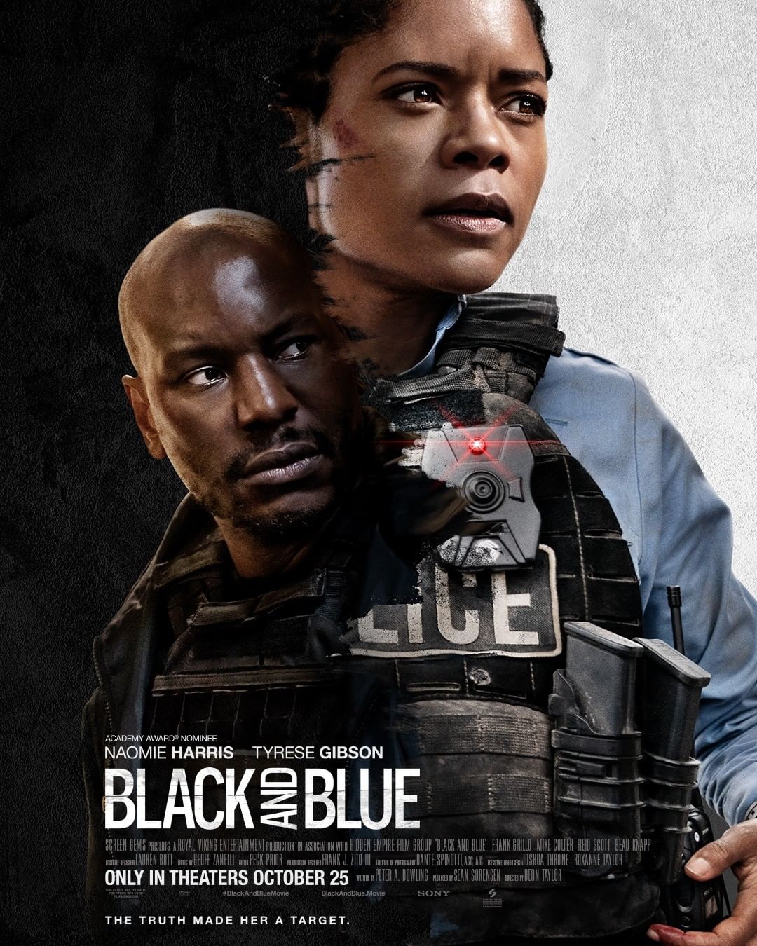 Black and Blue Movie poster Free Online
