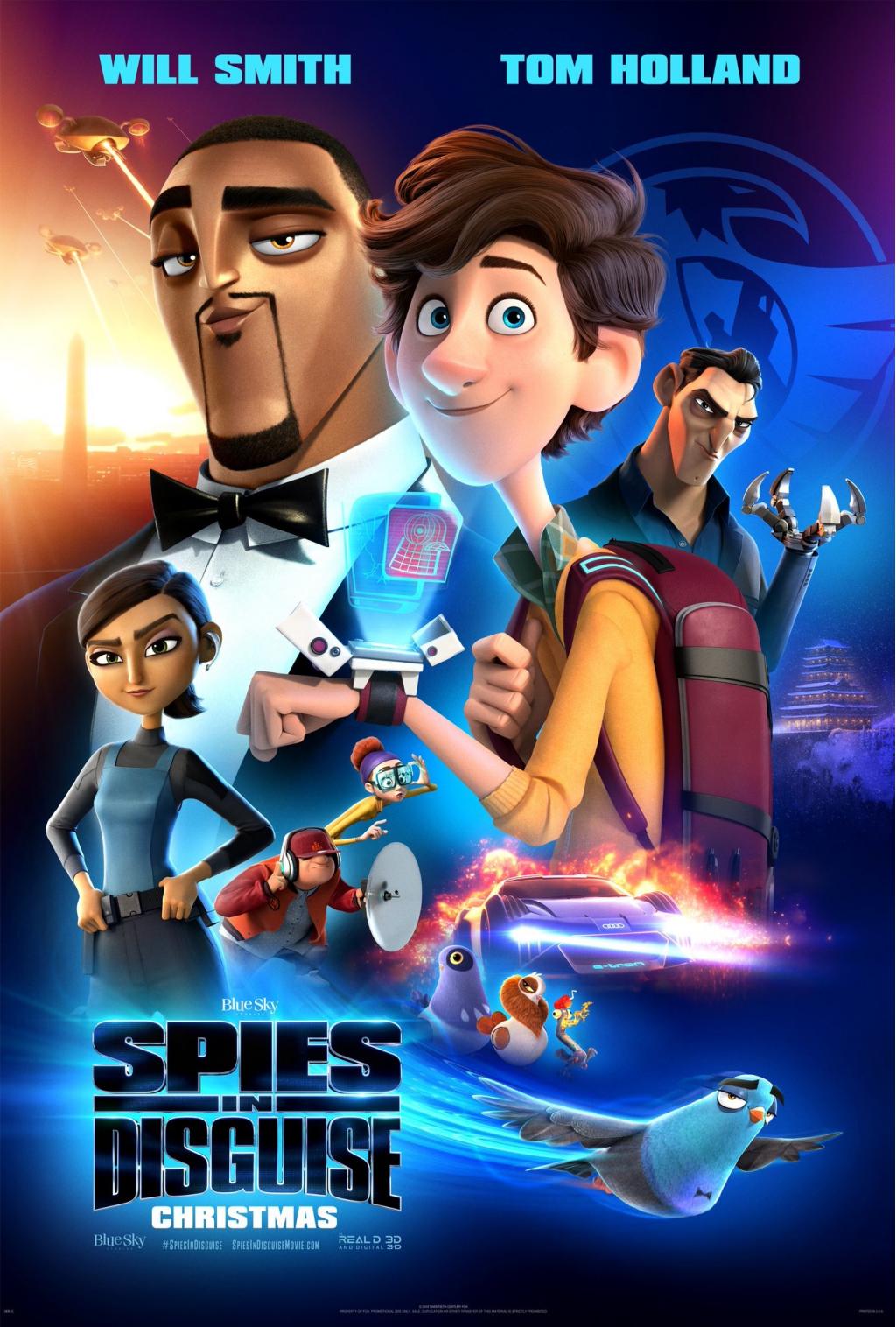 Spies in Disguise (2019) Movie poster Free Online